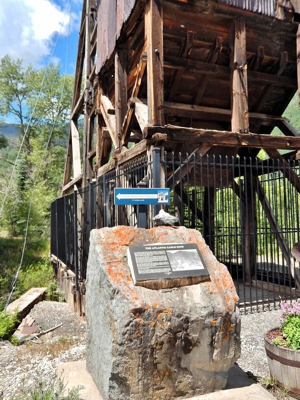 The Atlantic Cable Mine Marker. Click for full size. The Atlantic Cable Mine Marker image. Click for full size.