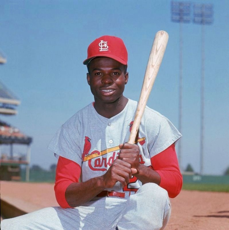 Lou Brock. Click for full size. Lou Brock image. Click for full size.