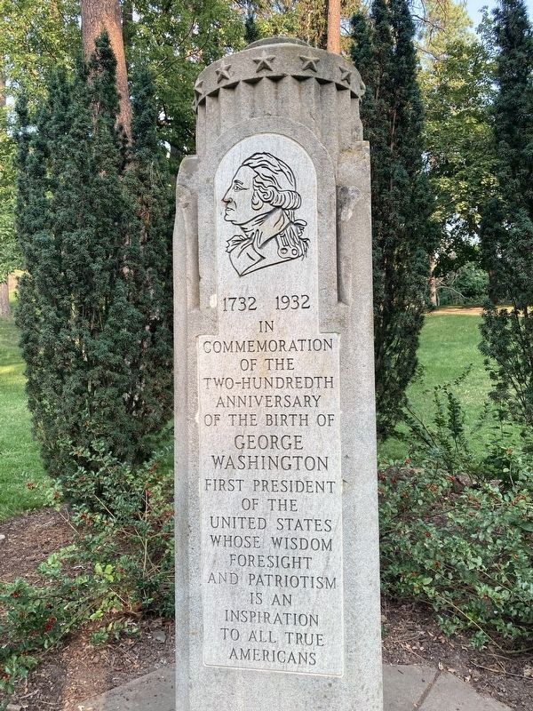 George Washington Marker. Click for full size. George Washington Marker image. Click for full size.