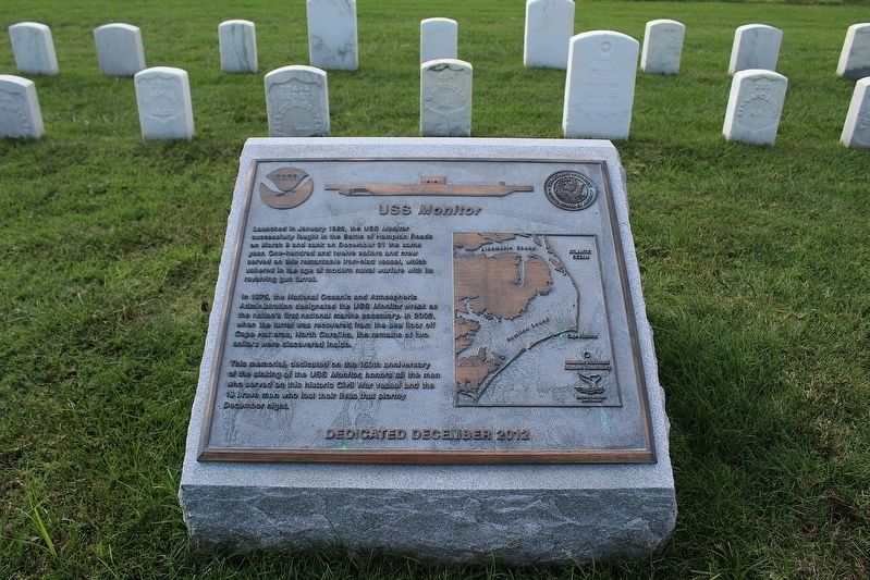 USS Monitor Marker image. Click for full size.