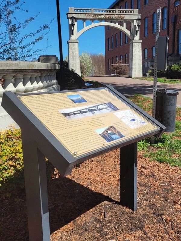 The Worsham Street Bridge Marker image. Click for full size.