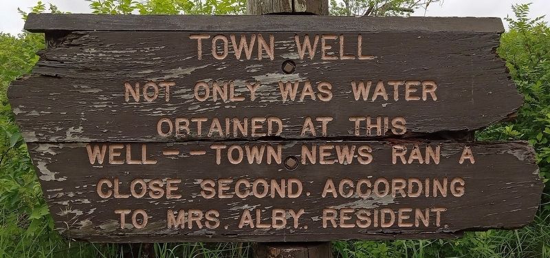 Town Well Marker image. Click for full size.