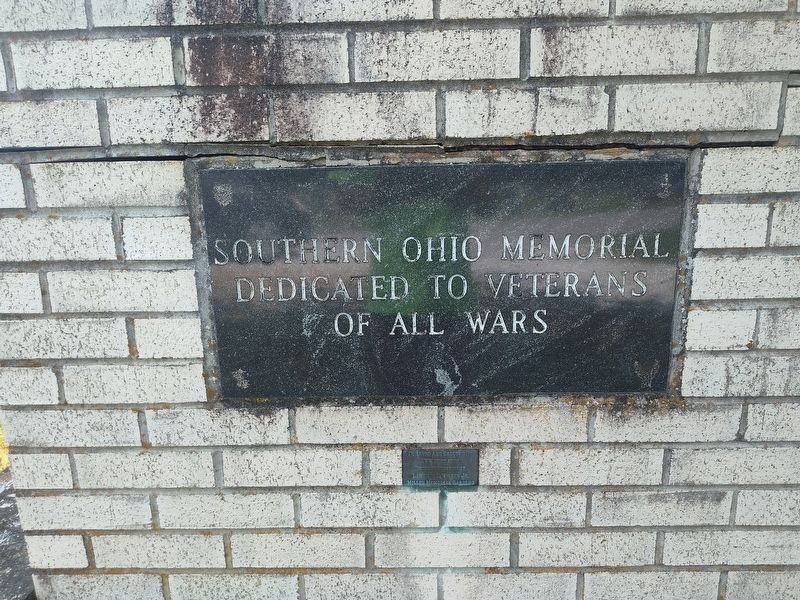 Southern Ohio Memorial Marker. Click for full size. Southern Ohio Memorial Marker image. Click for full size.