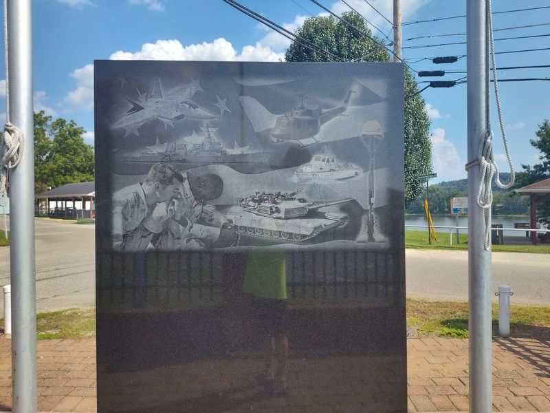Burlington Veteran's Memorial. Click for full size. Burlington Veteran's Memorial image. Click for full size.