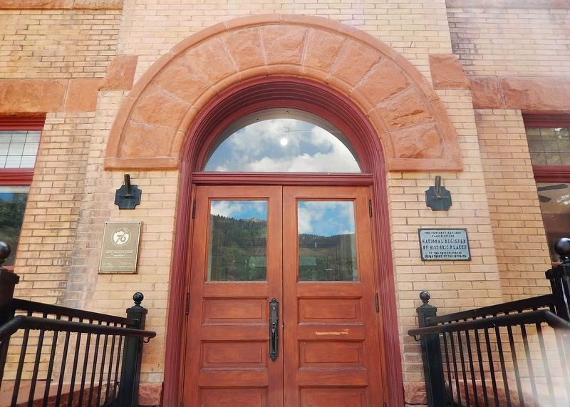 Rico Town Hall Entrance. Click for full size. Rico Town Hall Entrance image. Click for full size.