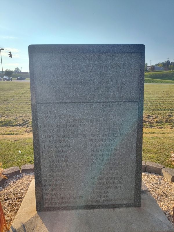 Storms Creek Baptist Church Veterans Memorial Marker. Click for full size. Storms Creek Baptist Church Veterans Memorial Marker image. Click for full size.