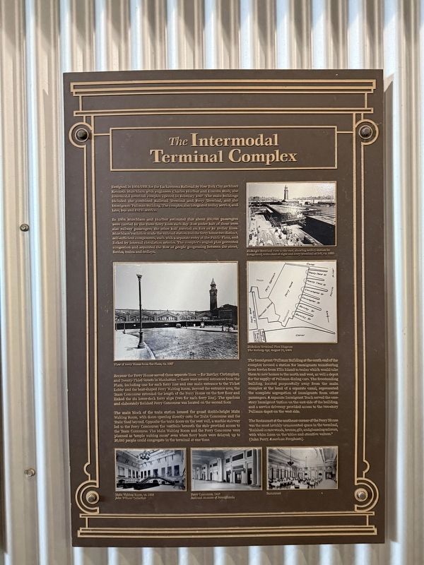 The Intermodal Terminal Complex Marker. Click for full size. The Intermodal Terminal Complex Marker image. Click for full size.