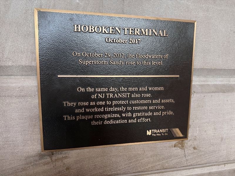 Plaque inside the waiting room. Click for full size. Plaque inside the waiting room image. Click for full size.
