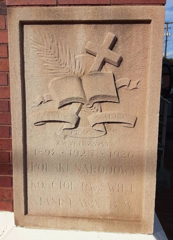 St. Stanislaus Polish National Catholic Church Cornerstone. Click for full size. St. Stanislaus Polish National Catholic Church Cornerstone image. Click for full size.