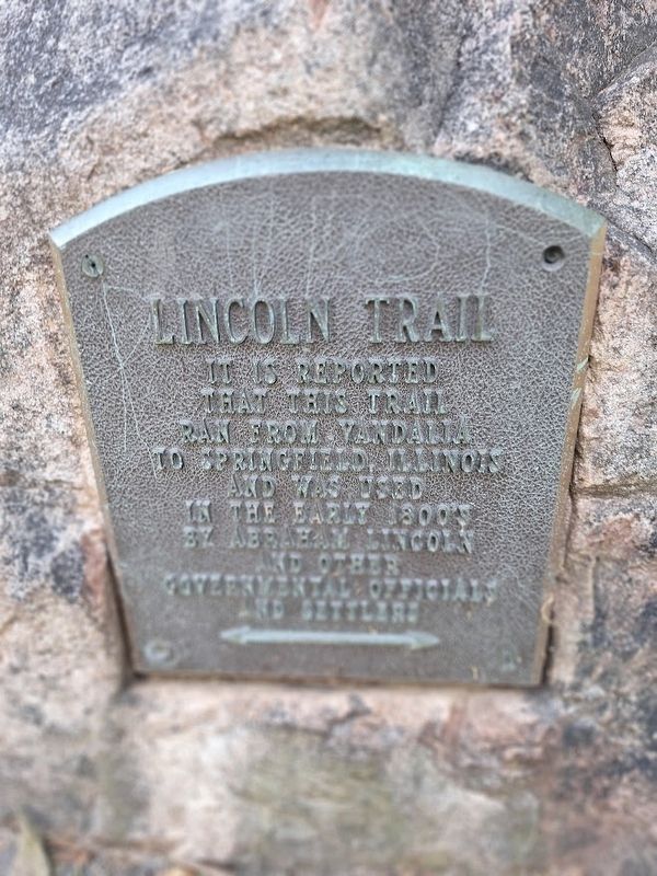 Lincoln Trail Marker image. Click for full size.