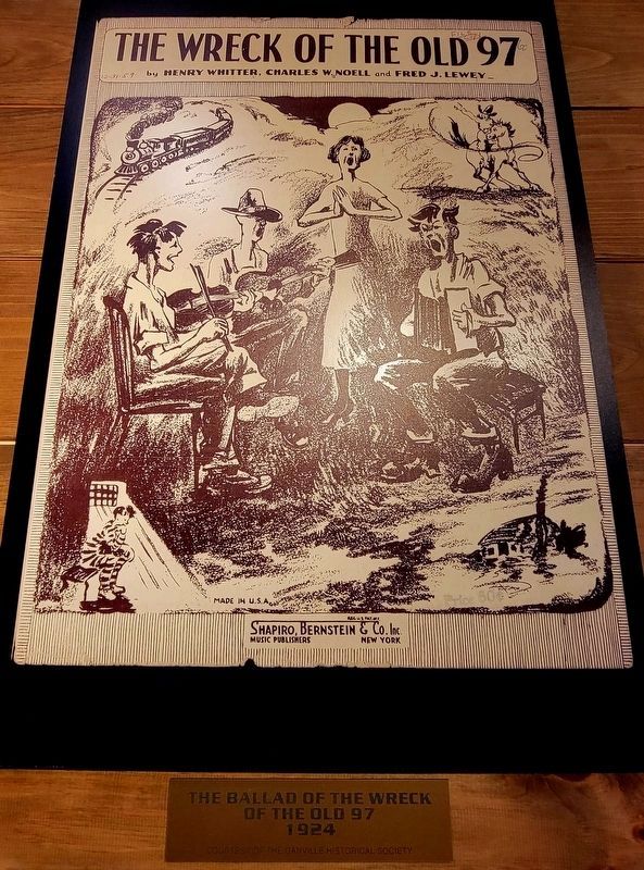 The Wreck of the Old 97 Ballad. Click for full size. The Wreck of the Old 97 Ballad image. Click for full size.