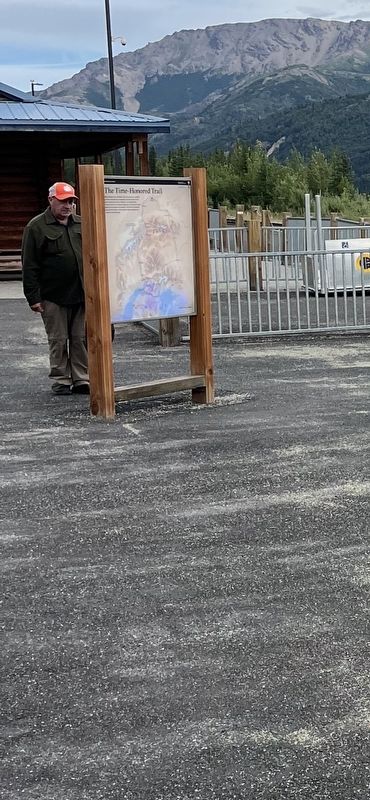 The Time - Honored Trail Marker. Click for full size. The Time - Honored Trail Marker image. Click for full size.