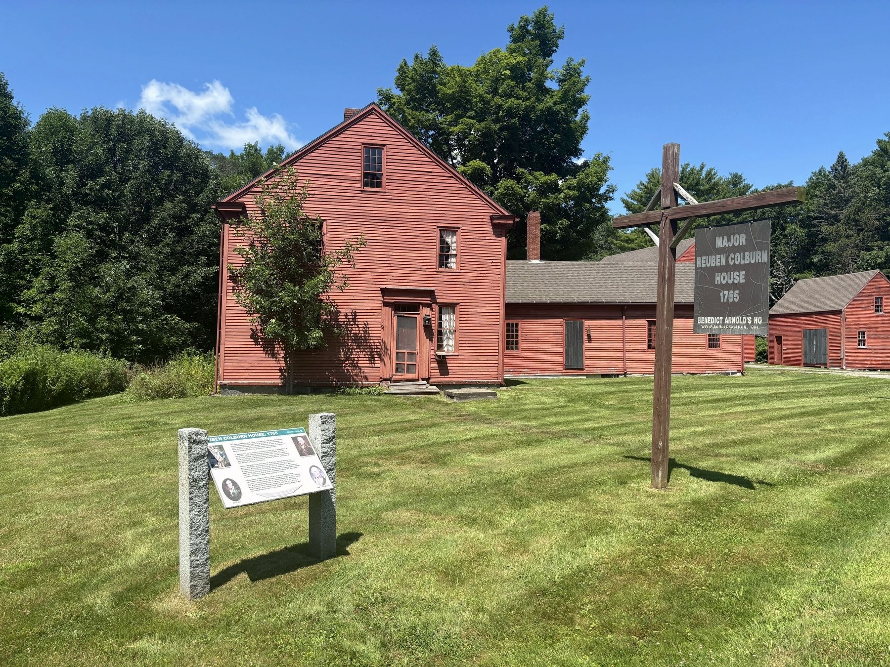 Reuben Colburn House, 1765 Marker. Click for full size. Reuben Colburn House, 1765 Marker image. Click for full size.