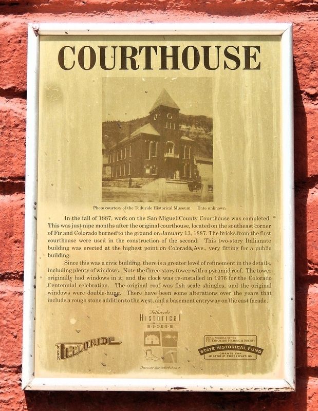 Courthouse Marker image. Click for full size.