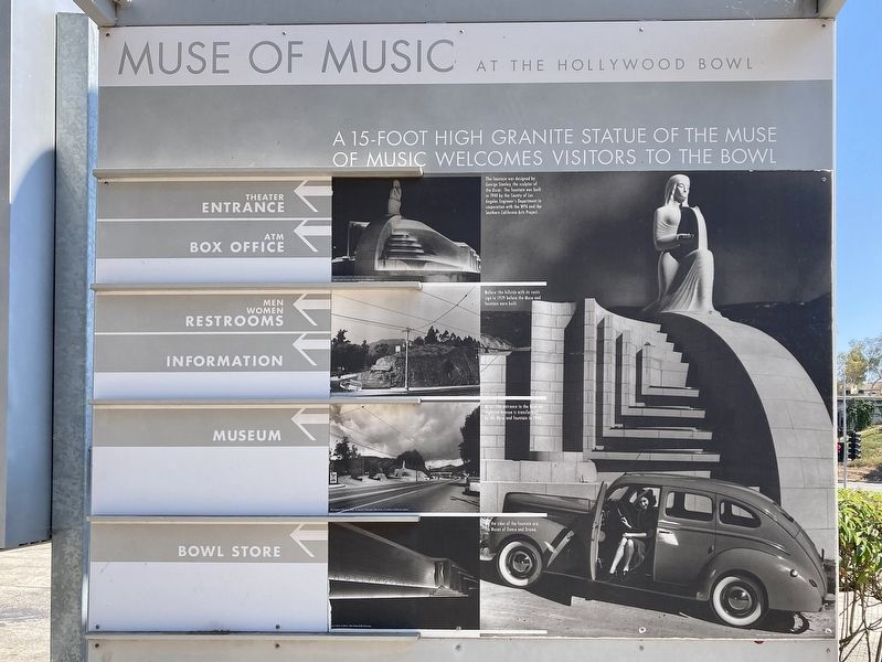 Muse of Music Marker. Click for full size. Muse of Music Marker image. Click for full size.