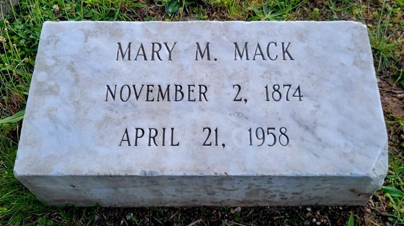 Mary M. Mack. Click for full size. Mary M. Mack image. Click for full size.