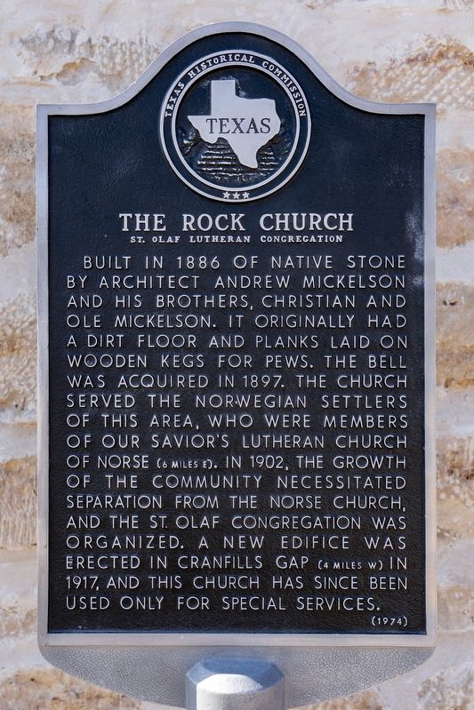 The Rock Church Marker. Click for full size. The Rock Church Marker image. Click for full size.