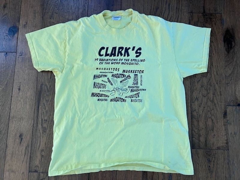Clark's 19 Variation of the Spelling of the Word Mosquito. Click for full size. Clark's 19 Variation of the Spelling of the Word Mosquito image. Click for full size.