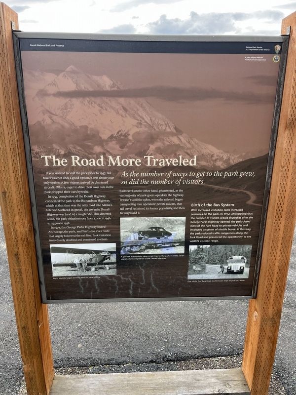 The Road More Traveled Marker. Click for full size. The Road More Traveled Marker image. Click for full size.