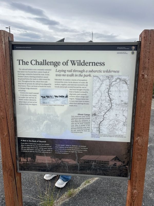 The Challenge of Wilderness Marker. Click for full size. The Challenge of Wilderness Marker image. Click for full size.
