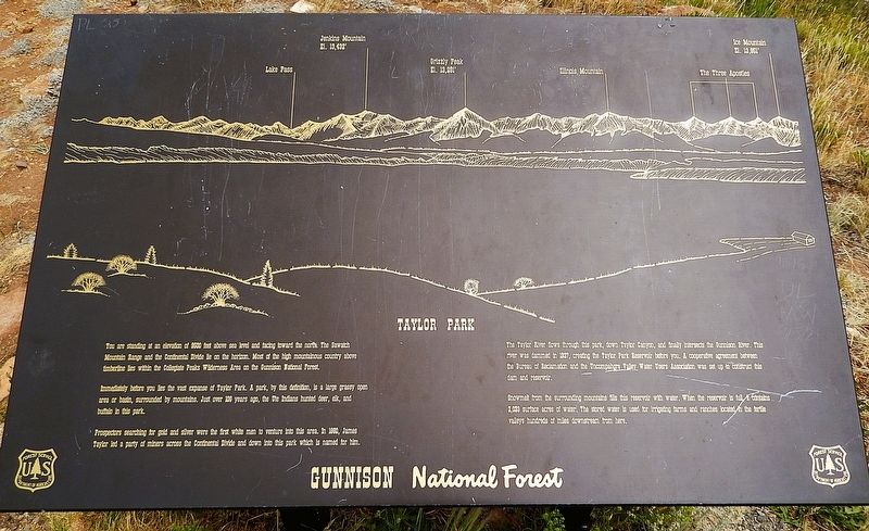 Taylor Park Marker image. Click for full size.
