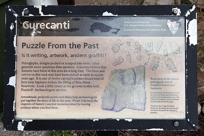 Puzzle from the Past Marker. Click for full size. Puzzle from the Past Marker image. Click for full size.