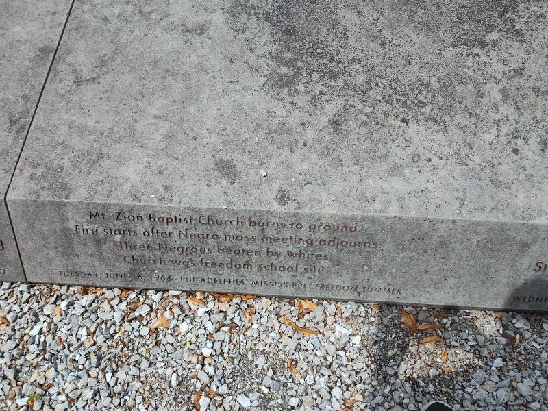 Freedom Summer '64 Memorial image. Click for full size.