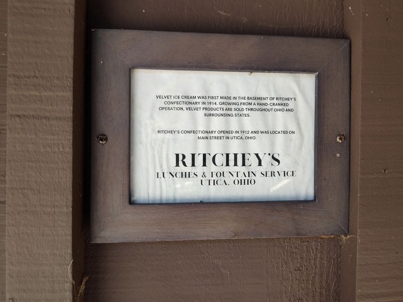Ritchey'S Lunches & Fountain Service Marker image. Click for full size.