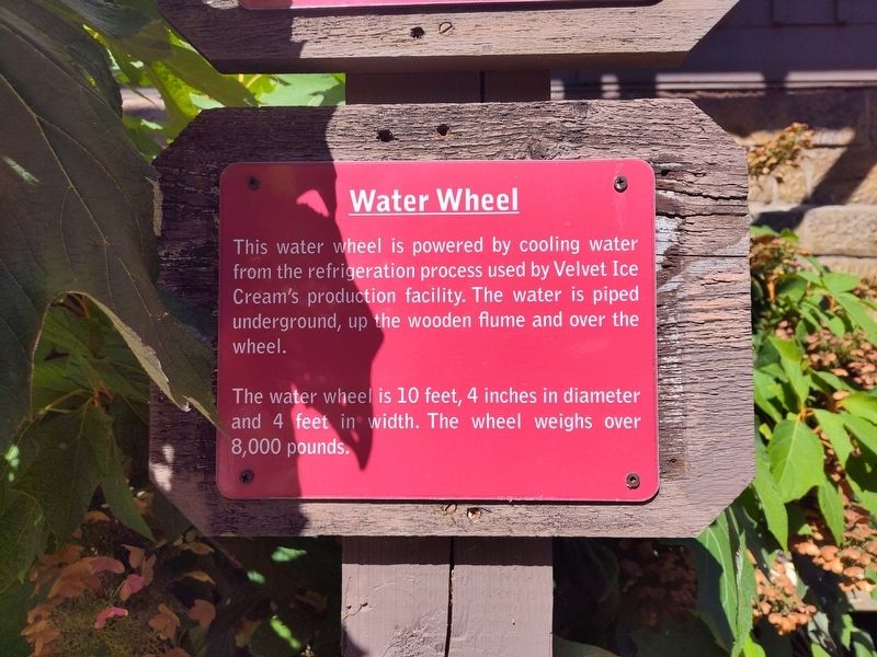 Water Wheel Marker. Click for full size. Water Wheel Marker image. Click for full size.