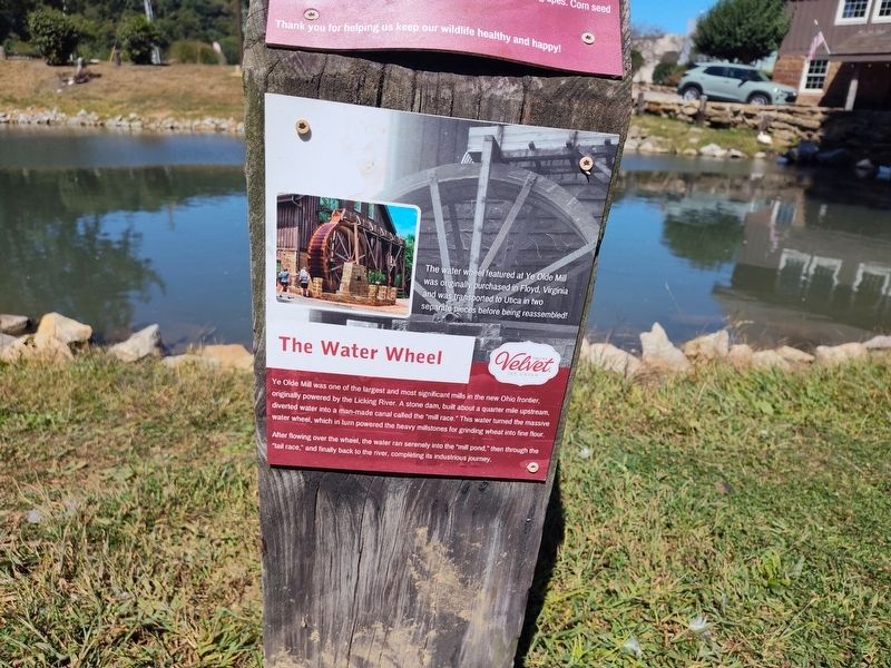 The Water Wheel Marker. Click for full size. The Water Wheel Marker image. Click for full size.