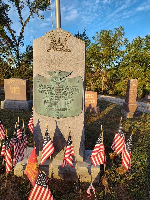 Cumberland Veterans Memorial image. Click for full size.
