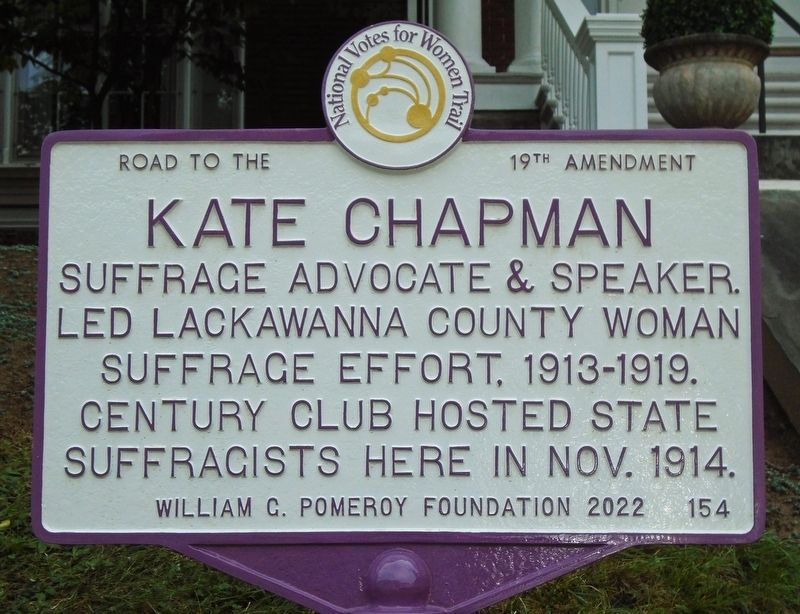 Kate Chapman Marker. Click for full size. Kate Chapman Marker image. Click for full size.