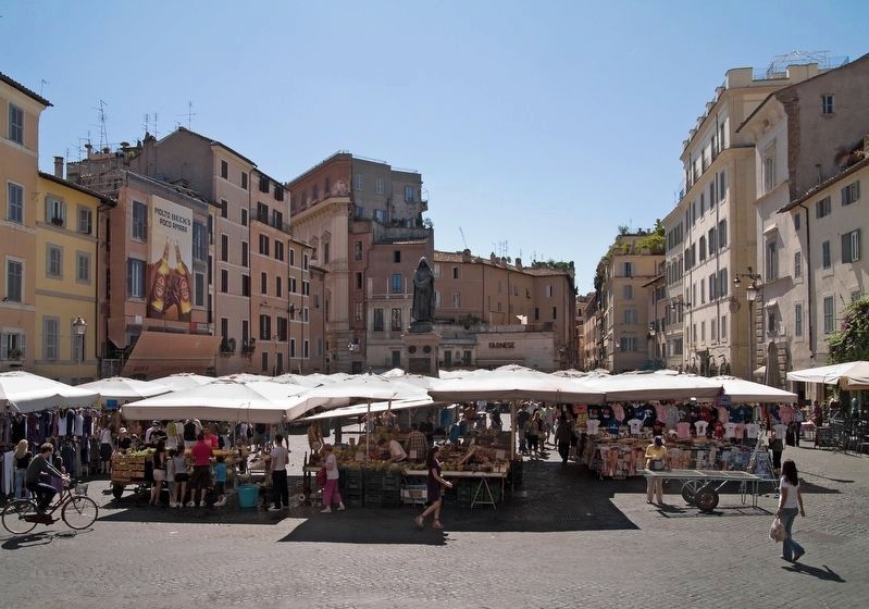 Campo de' Fiore. Click for full size. Campo de' Fiore image. Click for full size.