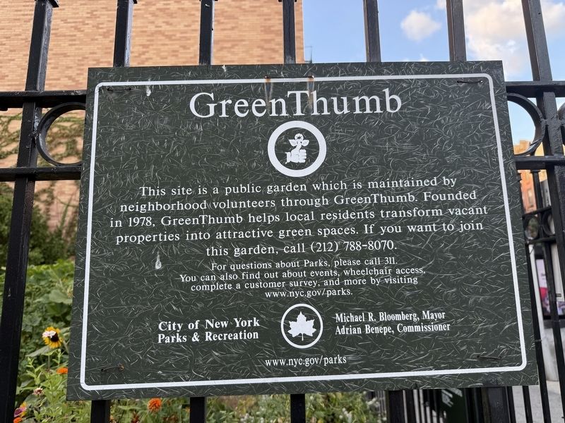 GreenThumb Marker image. Click for full size.