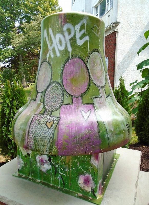 "A State of Giving, A City of Hope" Bell image. Click for full size.