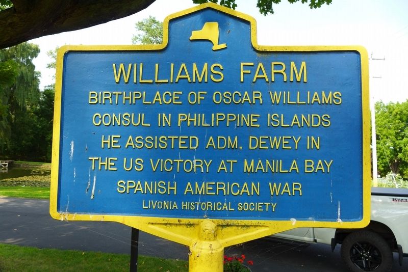 Williams Farm Marker. Click for full size. Williams Farm Marker image. Click for full size.