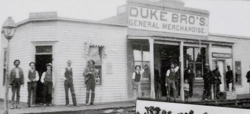 Marker detail: Bank & Duke Bros General Merchandise. Click for full size. Marker detail: Bank & Duke Bros General Merchandise image. Click for full size.