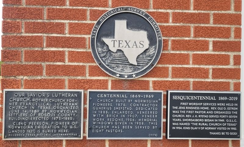 Our Savior's Lutheran Church Marker image. Click for full size.