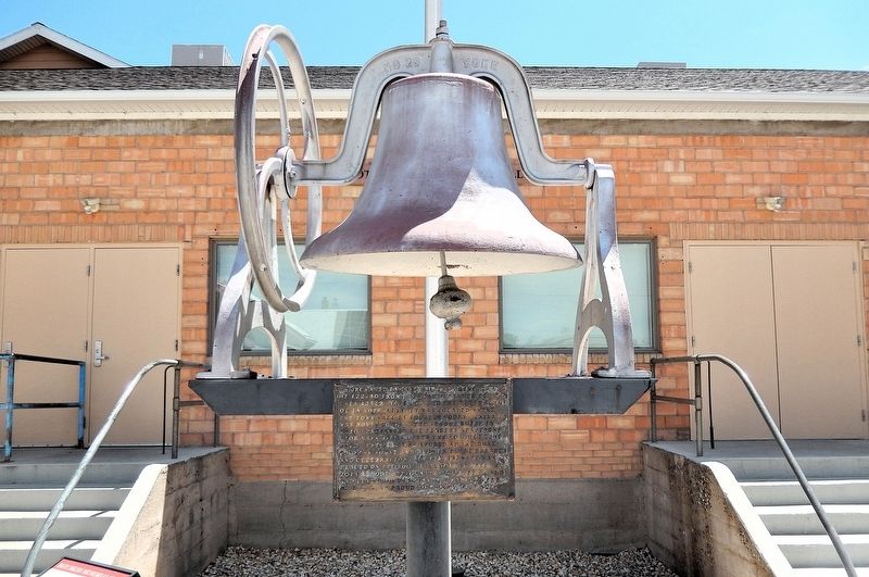 First Hotchkiss School Bell & Marker. Click for full size. First Hotchkiss School Bell & Marker image. Click for full size.