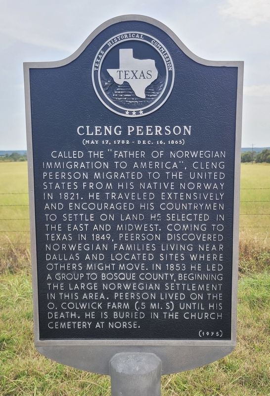 Cleng Peerson Marker image. Click for full size.