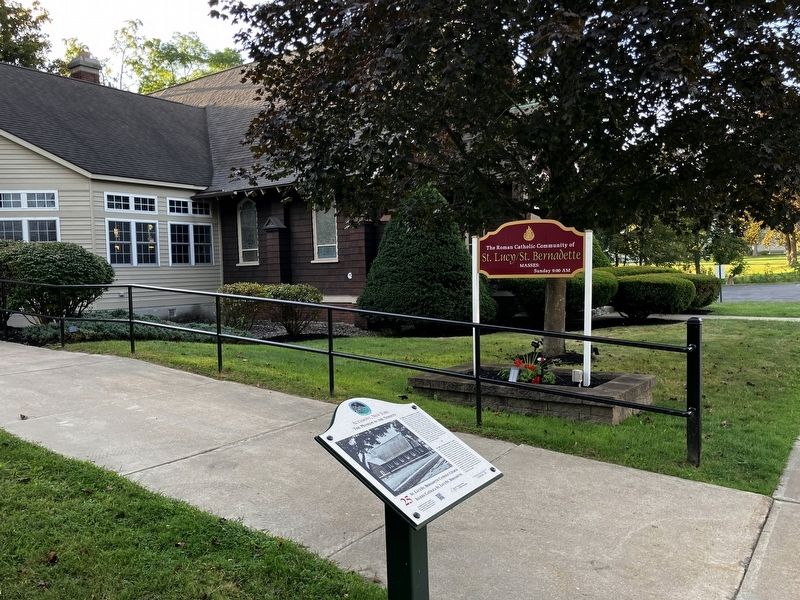 View from the historical marker. image. Click for full size.