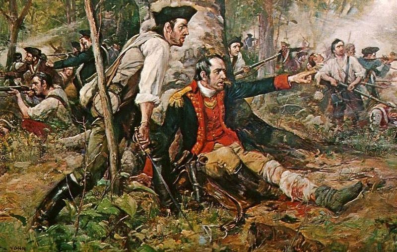 "Herkimer at the Battle of Oriskany" (1901) by Frederick Coffay Yohn (18751933). Click for full size. "Herkimer at the Battle of Oriskany" (1901) by Frederick Coffay Yohn (18751933) image. Click for full size.