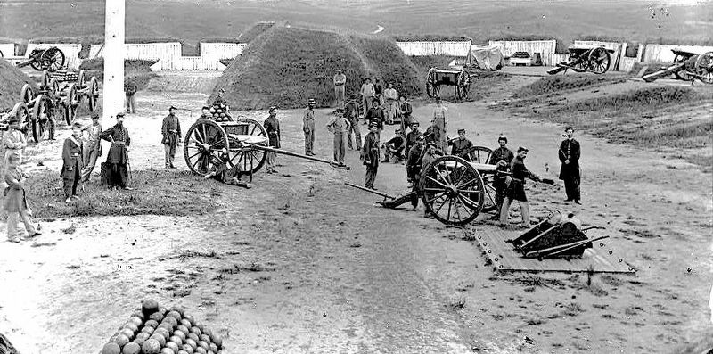 Fort Ethan Allen during the Civil War. Click for full size. Fort Ethan Allen during the Civil War image. Click for full size.