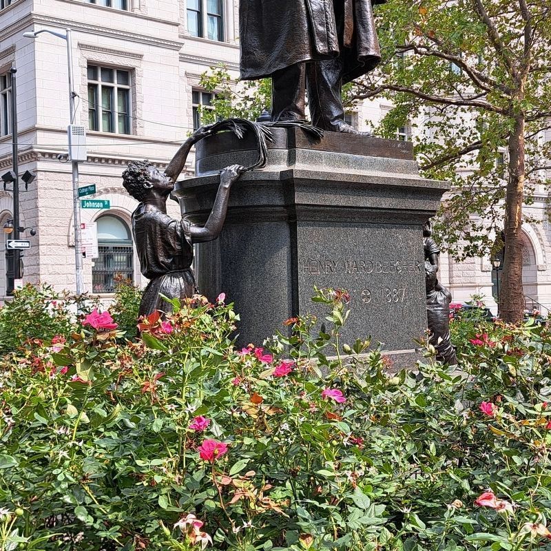 This is Pinky. Henry Ward Beecher purchased freedom. image. Click for full size.