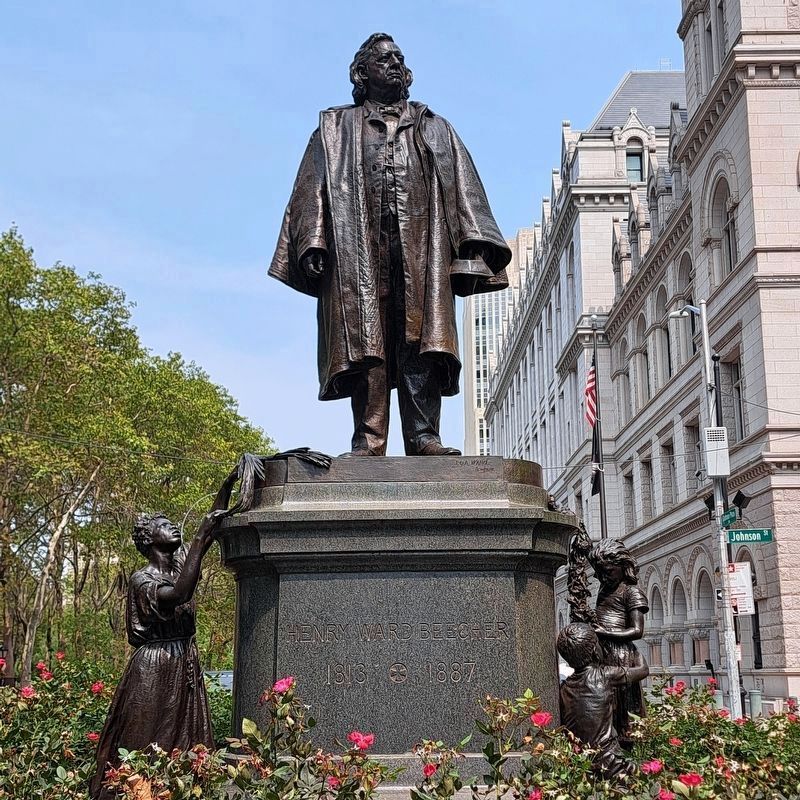 Henry Ward Beecher Marker image. Click for full size.