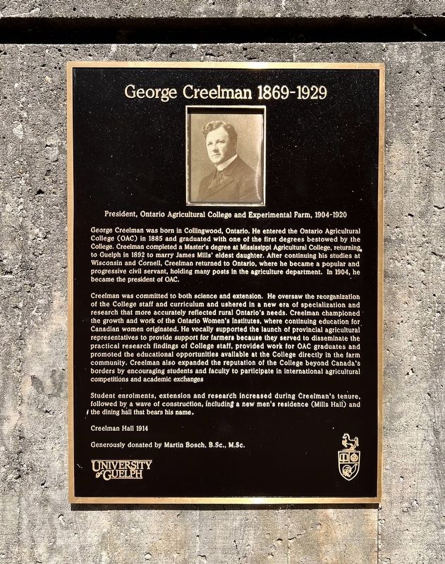 George Creelman 1869-1929 Marker. Click for full size. George Creelman 1869-1929 Marker image. Click for full size.