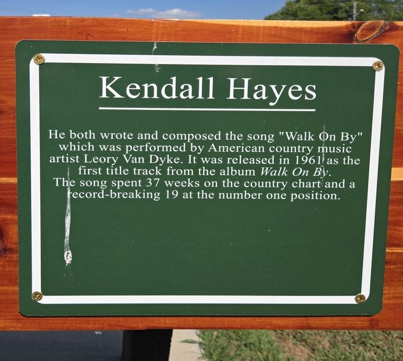 Kendall Hayes Marker image. Click for full size.