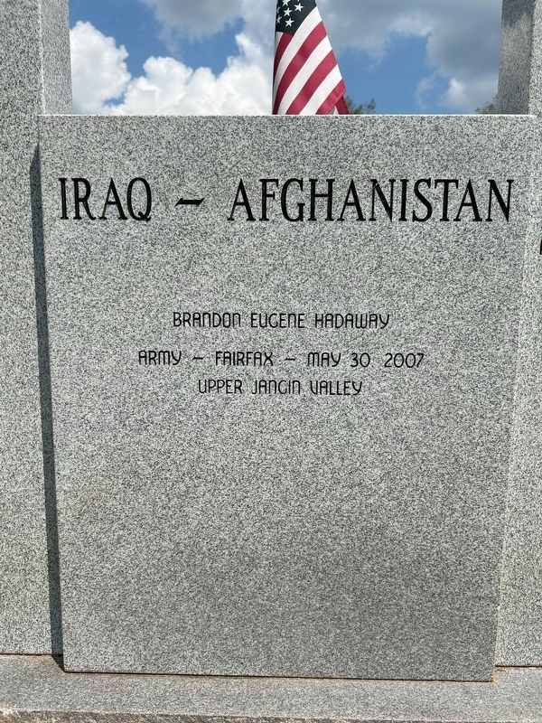 Langdale Veterans Memorial image. Click for full size.