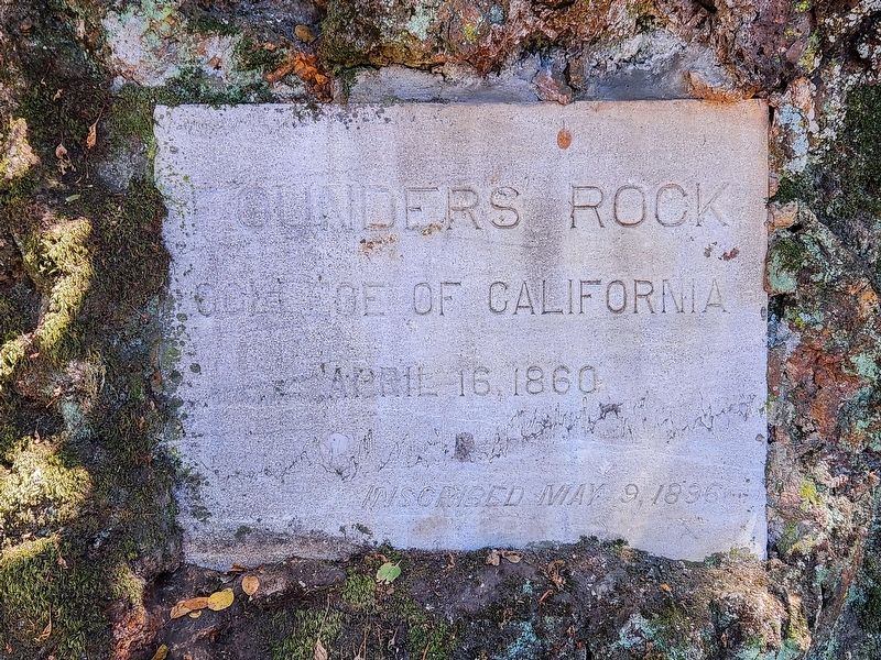 Founders' Rock Marker image. Click for full size.