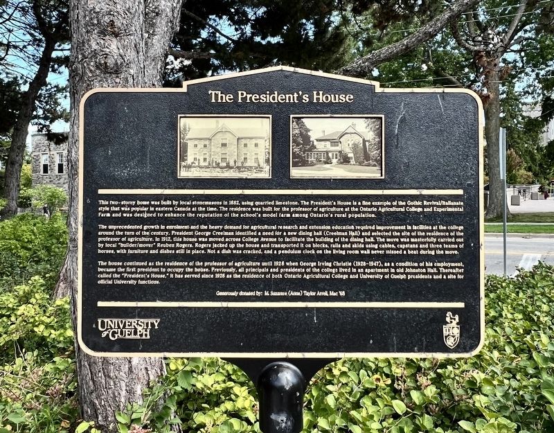The President’s House Marker. Click for full size. The President’s House Marker image. Click for full size.